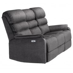 AM Savoy 3 Seater Elec Rec Grey